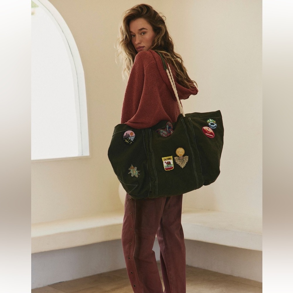Free People Been There Badge Tote Bag